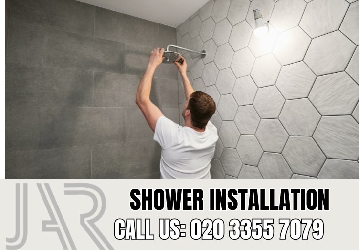 Shower Installation by Ladbrokegrove Bathroom Fitters